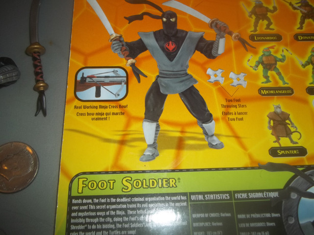 Foot soldier-Teenage mutant Ninja Turtles dans Jouets et jeux  à Ville de Montréal