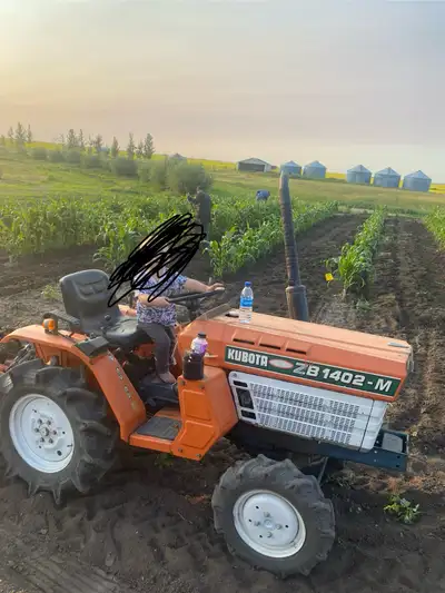 I have forsale a kubota tractor an tiller both work amazing tractor has four wheels drive that comes...