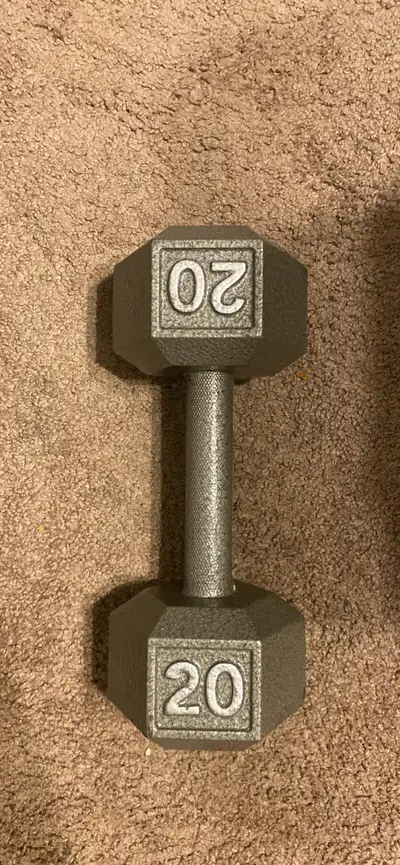 20 lb Hex Dumbbell, View more