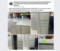 Metal cabinets 