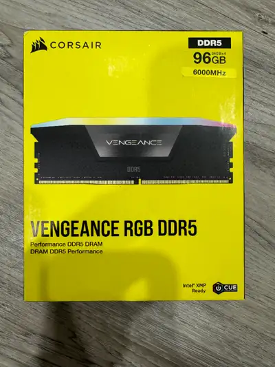 Corsair DDR5 RGB 96GB 6000Mhz, View more