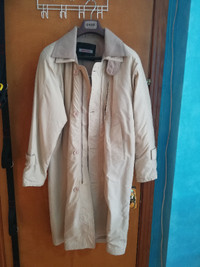 Men's Long Trench Coat / Raincoat