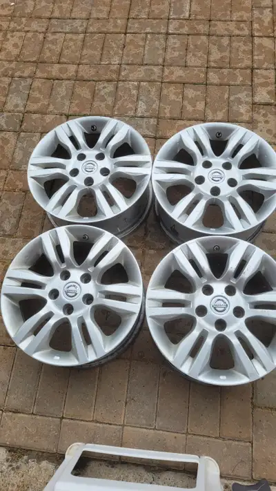 All rims are 16 inch with 5 X 114.3 bolt pattern. The Hyundai rims also fit Nissan and some Hondas,...