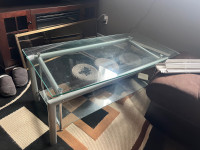  Glass table 