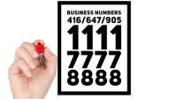 Luxury business 416/647/437 Vip vanity phone numbers