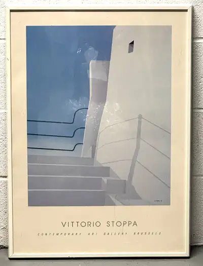 Contemporary Ikea framed wall poster 20.25” x 28”