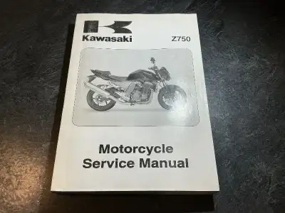 Genuine 2004 Kawasaki Z750 Motorcycle Service Manual p/n 99924-1323-01 Kawasaki Heavy Industries 200...