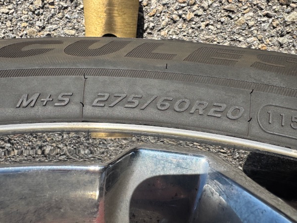 (4) WINTER TIRES & FACTORY ALUMINUM RIMS - FORD F150 LARIAT 2010 in Tires & Rims in Penticton - Image 6