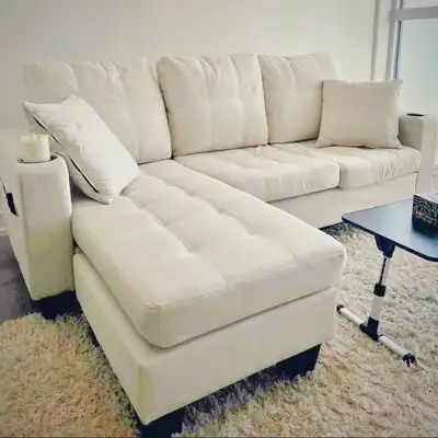Must go Asap!!Sectional 3 Seater Leather Couch, View more