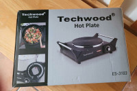Techwood HOT PLATE (New - Used once)