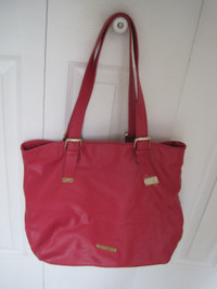 purse real leather . 14in by 16 in like new $20