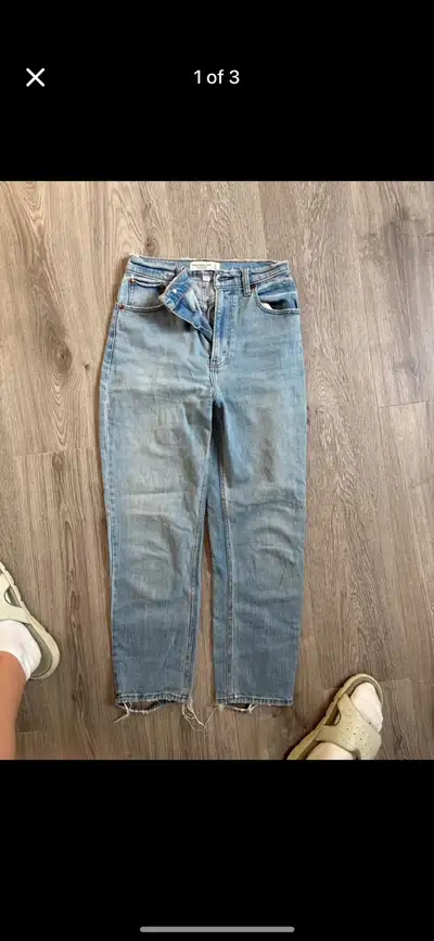 Abercrombie Curve Love 90s Straight Jeans, View more