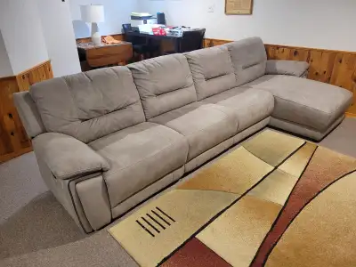 Modular Couch w/Recliner & Chaise, View more