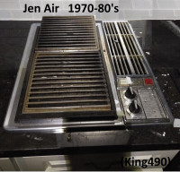 Jenn Air Downdraft Grill Cooktop - Vintage, 1970-80's