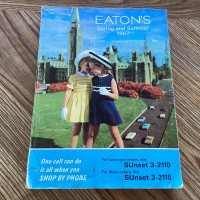 1967 Vintage Eaton’s Canada Winnipeg Spring & Summer Catalogue
