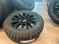 G81. New 2024 GMC Chevy rims N Goodyear MT Tires