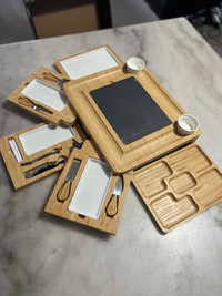 NEW Large Cheese Board Set with 21 Accessories