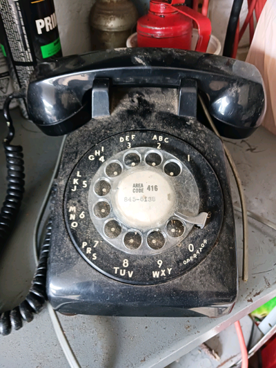 Vintage rotary phone, View more