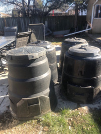 4 composters $50 each