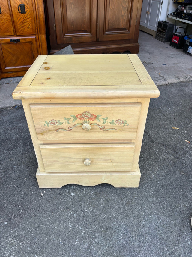 Wood Nightstand in Other Tables in St. Catharines