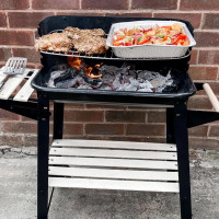 Trolley Charcoal BBQ Barbecue Grill