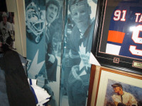 Terry Sawchuk Large Hockey Hall of Fame Display Sign
