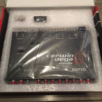 New Cerwin Vega EQ770 7-Band Parametric Equalizer Auxiliary 