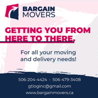 Bargain Movers moving & delivery services free quotes/estimates