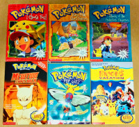 Pokemon Children's Scholastic CHAPTER BOOKS Lot of 6 Readers