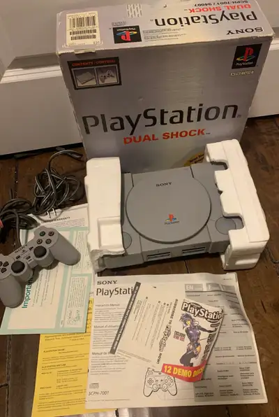 Sony Playstation Inside Original Box, View more