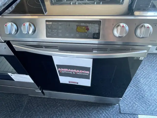 NEW 30” Samsung Slide In Range Stove(6.3 Cu.Ft) Steam/Self Clean in Stoves, Ovens & Ranges in London - Image 7