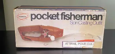 Popeil's cane à pêche 1972 dans sa boîte originale , View more