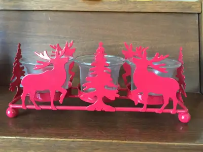 Xmas candle Holder, View more