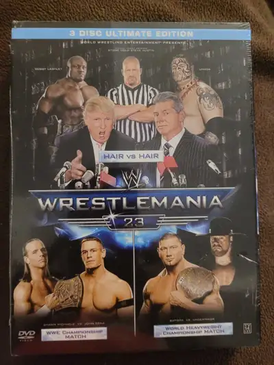 WWE WrestleMania 23 3-Disc Ultimate Edition DVD NEW Trump Match!, View more