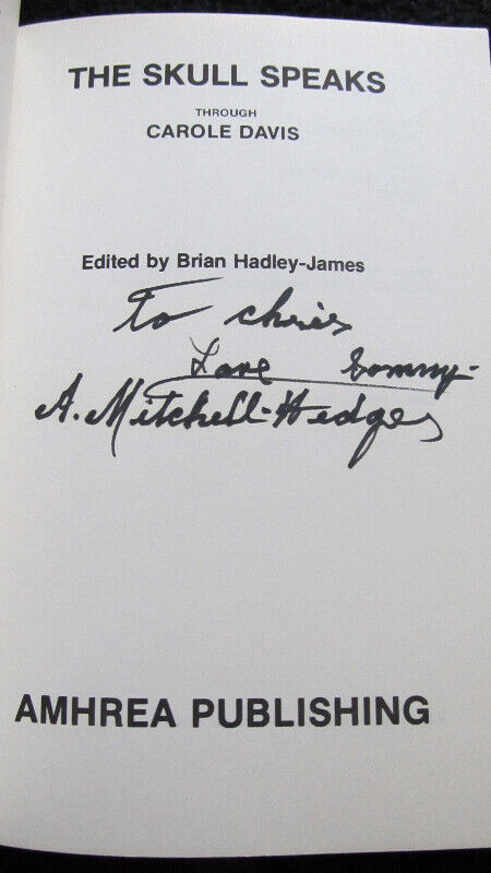 THE SKULL SPEAKS RARE AUTOGRAPHED BOOK $500 in Non-fiction in St. Catharines - Image 2