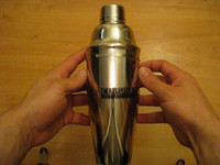 Cocktail Drinks Mixer  Shaker Stainless Steel (new/never used)