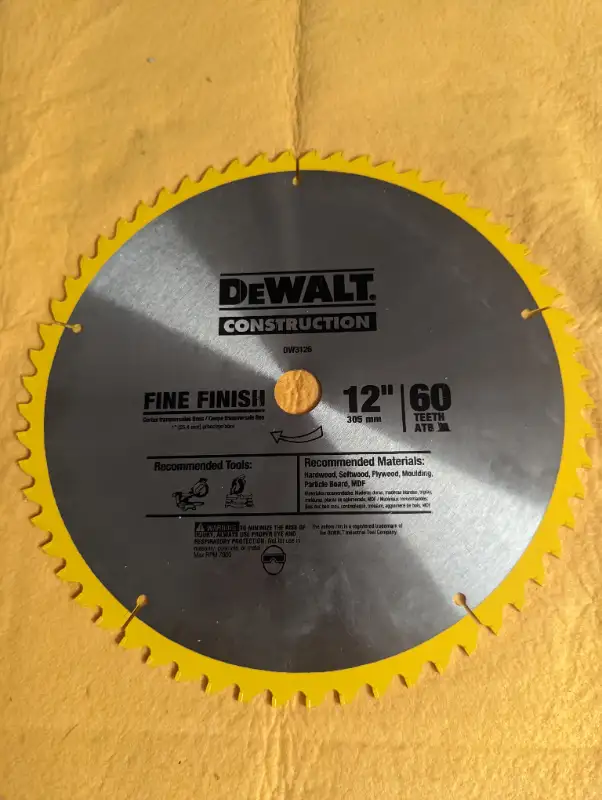 NEW 10 in. 12 in. Long Life Carbide Teeth Saw Blades. in Power Tools in London - Image 2