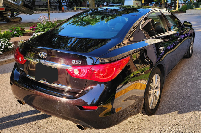 2015 Infiniti Q50 Premium (mint; as-is - tranny busted) in Cars & Trucks in City of Toronto - Image 2