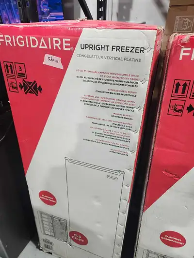 THIS IS ON SALE THERE IS NO NEGOTIATIONS! These are all new in the box stainless steel 6.5 cu ft FRI...
