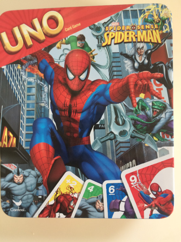 UNO Spiderman/Animal Friends Dominos in Toys & Games in Ottawa