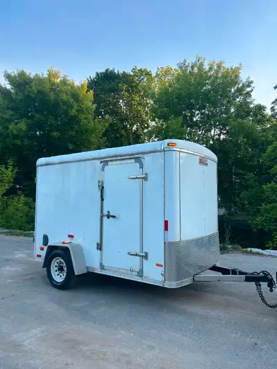 For sale this beautiful Jensen 6’x10’ enclosed trailer. Everything works as it should. Very solid fr...
