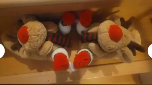 New Onmygogo Fuzzy Winter Animal Christmas Moose Slippers in Other in Calgary - Image 4