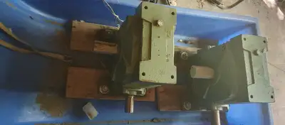 Large 60:1 worm gear reduction, View more