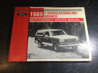 1989 Ford Truck Econoline, Bronco Do-It-Yourself Service Manual