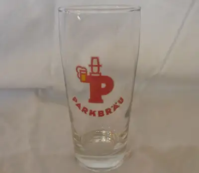 Vintage German Beer Glass - Parkbrau Brewery, View more