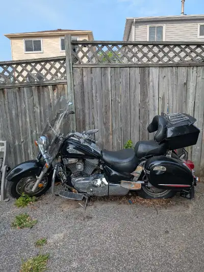 2002 Suzuki Intruder LS 1500 for sale. 1200 OBO as is no title or key. Need this to go ASAP needs a...