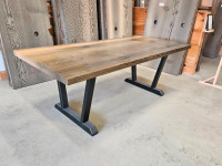 Finished Lock 8 Table Top with Legs