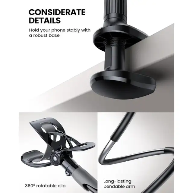 NEW-38" Gooseneck phone mount w/ clamp for desk/table.(Open box) in Cell Phone Accessories in Mississauga / Peel Region - Image 7