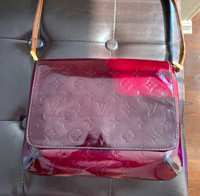 Authentic Louis Vuitton red patent leather monogram purse