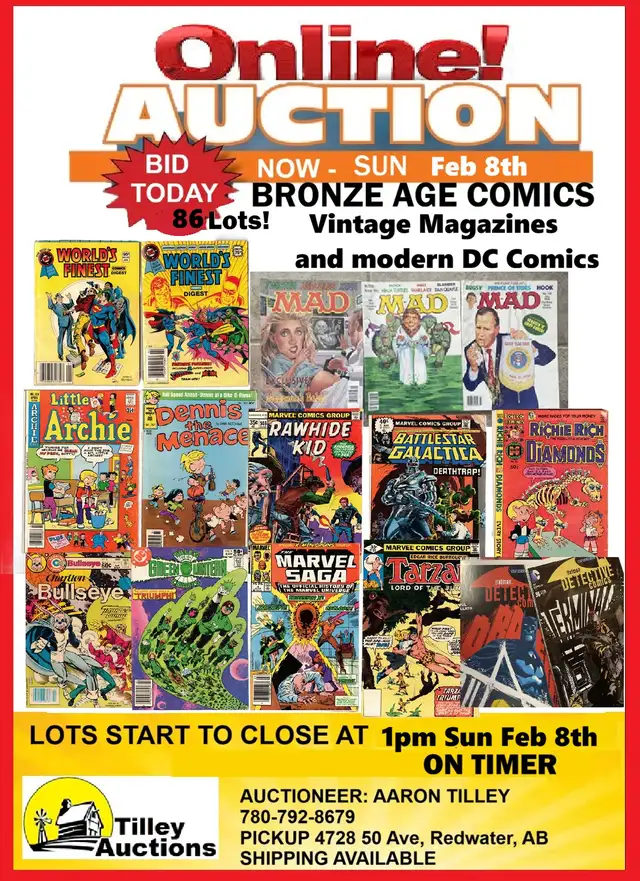 Comics Bronze Age, Vintage Magazines and Modern Comics in Comics & Graphic Novels in Edmonton - Image 2